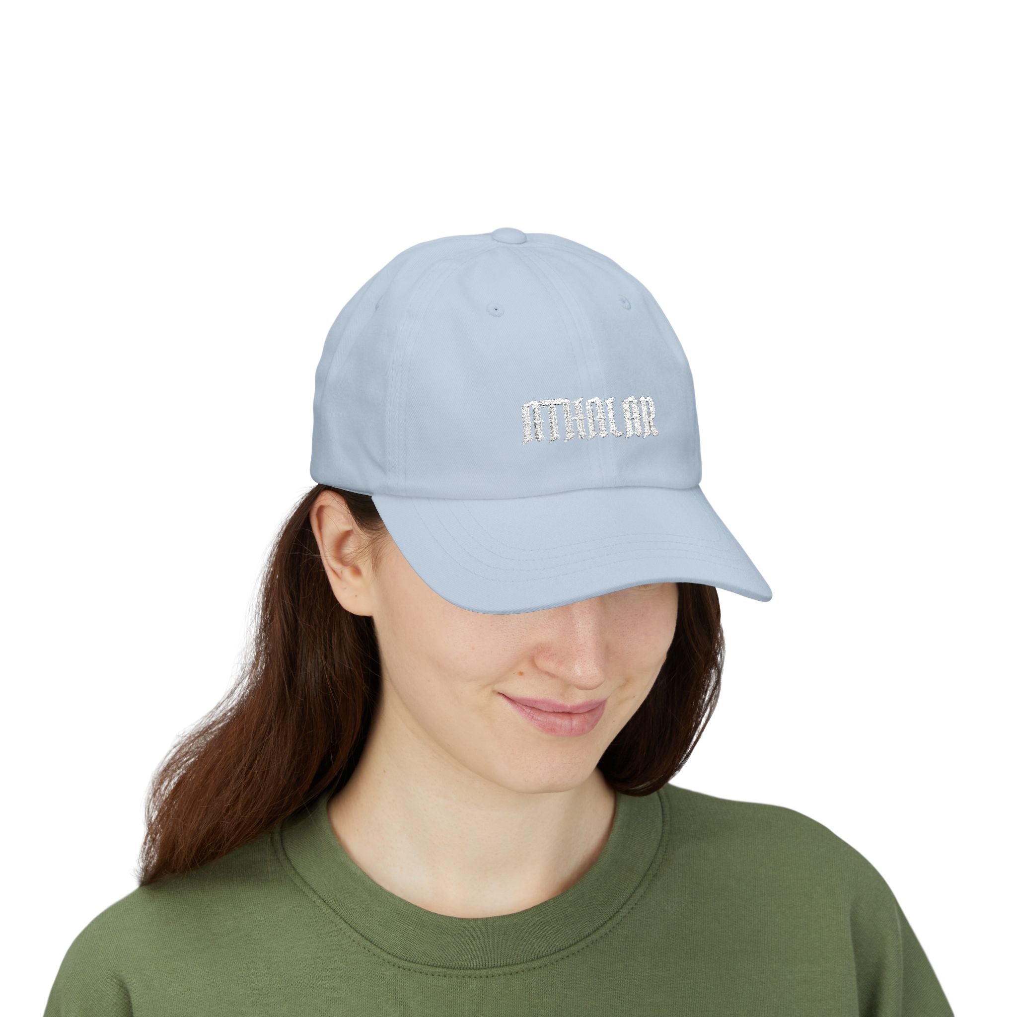 Athalar Dad Cap | Embroidered Baseball Hat, Forest Green