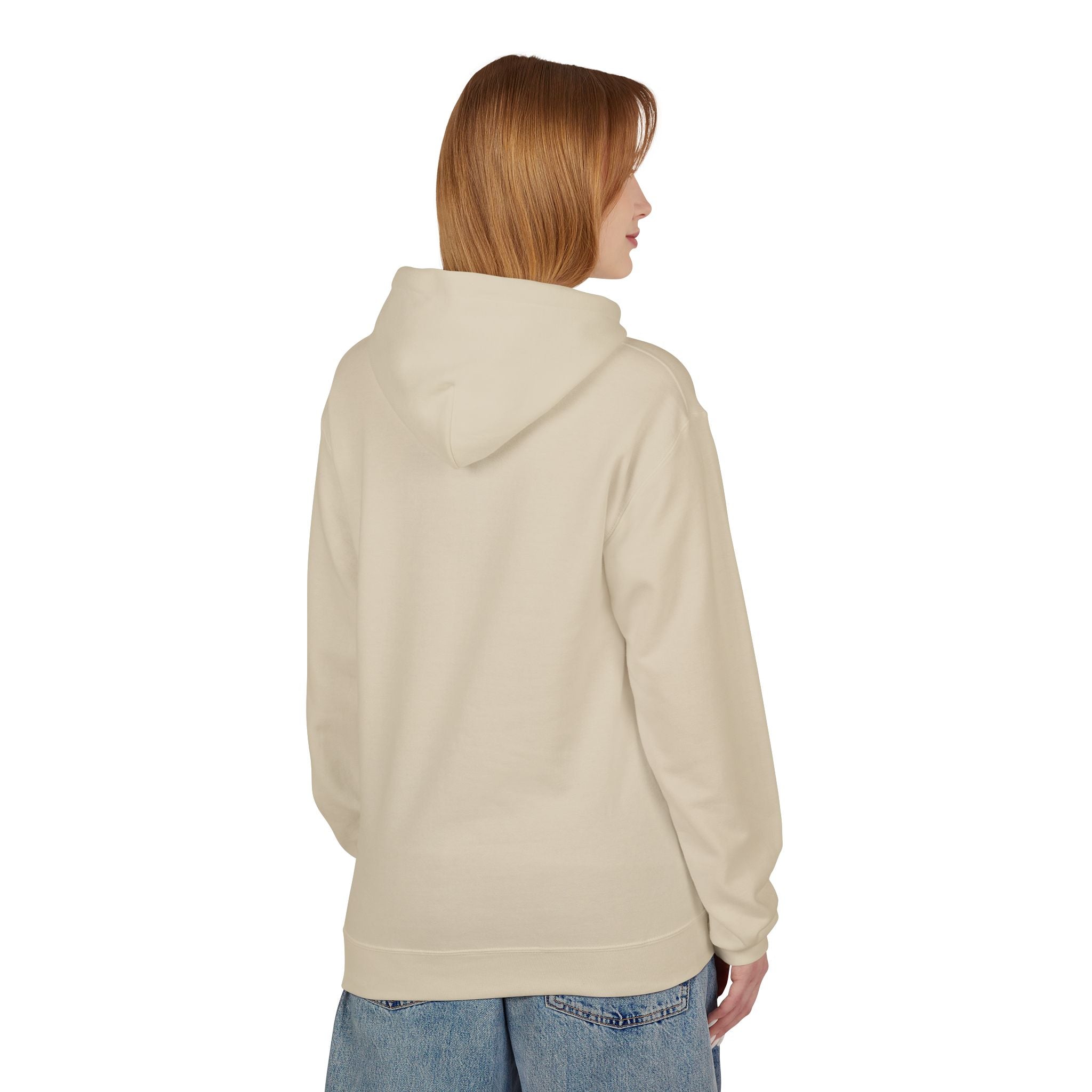 Vintage Coastal Sketch Hoodie — Seaside Landscape Graphic Pullover