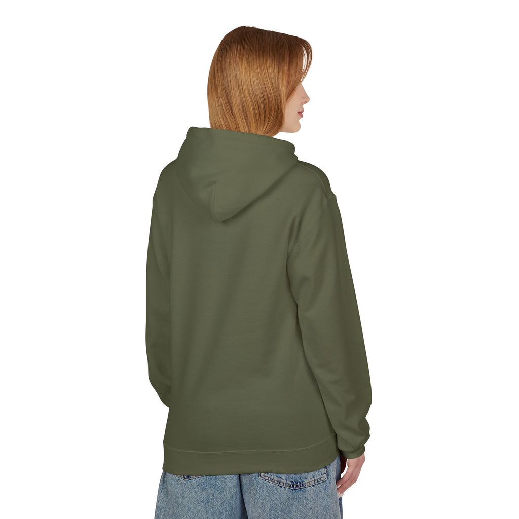 Vintage Coastal Sketch Hoodie — Seaside Landscape Graphic Pullover