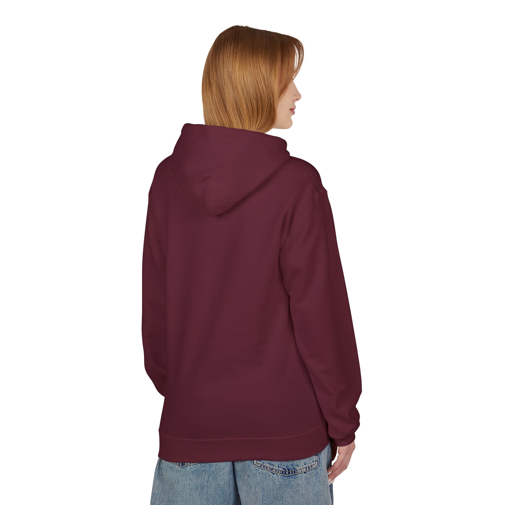 Vintage Coastal Sketch Hoodie — Seaside Landscape Graphic Pullover