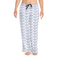 Cozy Script Pattern Women's Pajama Pants - 'I Will Succeed' All-Over Print