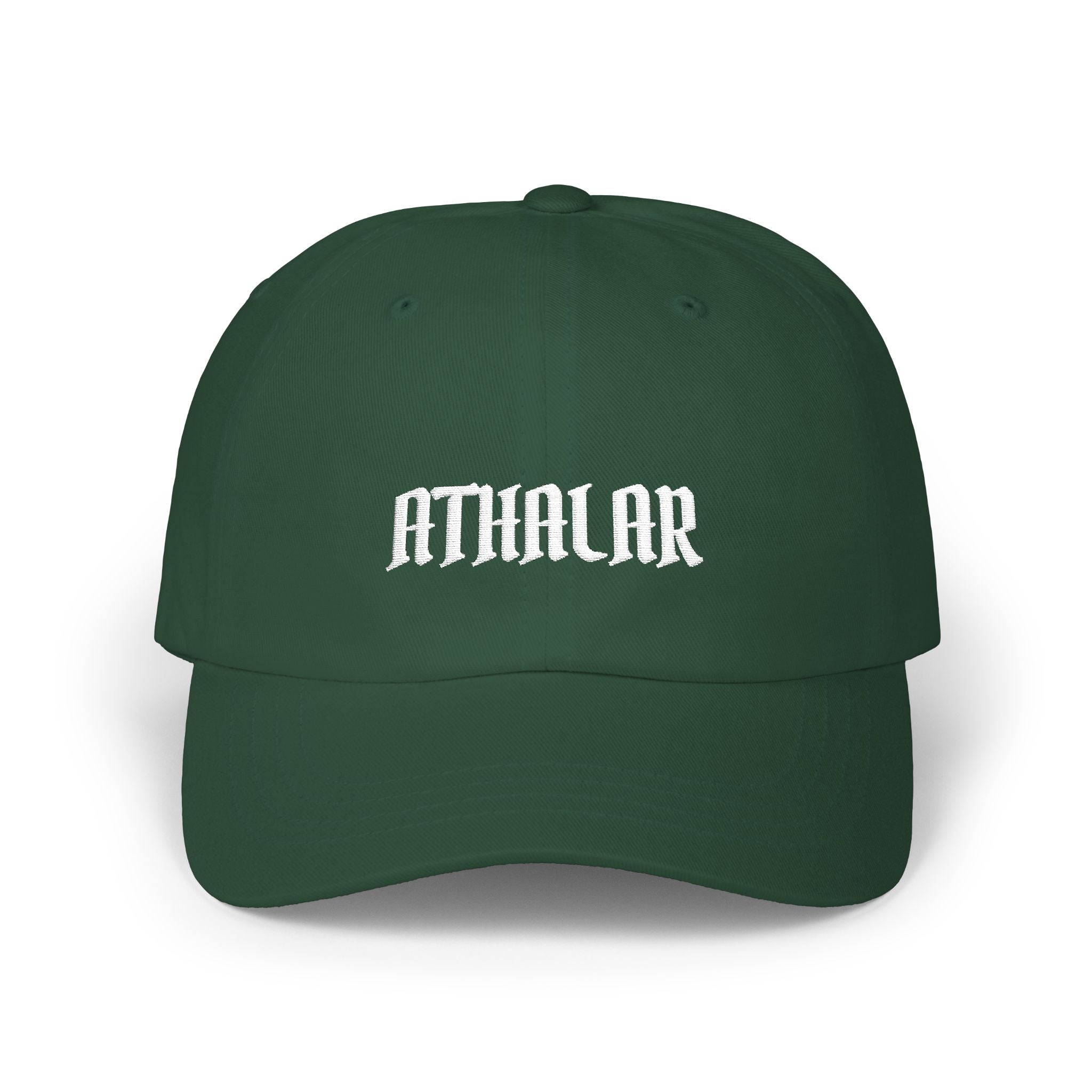 Athalar Dad Cap | Embroidered Baseball Hat, Forest Green